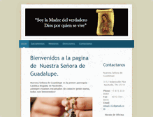 Tablet Screenshot of nsdeguadalupe.org